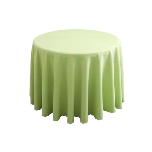 Runde Tischdecken für Hochzeiten, Konferenzen und Partys, 280 cm, dekorative Esstischdecken für Veranstaltungen, Bankette und Geburtstage, 6 Stück (Farbe 9) von Generisch