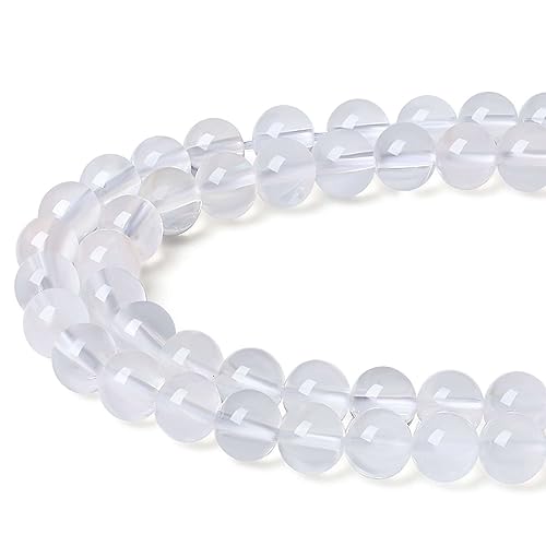 Runde lose Quarz-Perlen, 8 mm, 96 Stück, 2 Stränge, 81,3 cm, für DIY-Schmuckherstellung von Generisch