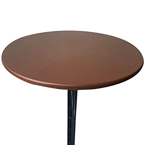 Runde wasserdichte Tischdecke, elastische Kanten, schmutzabweisend und abwischbar, kein Waschen, verbrühungsfeste Tischunterlage für Tische mit 80 cm Durchmesser Runde wasserdichte Tischdecke, elastische Kanten, schmutzabweisend und abwischbar, kein Waschen, verbrühungsfeste Tischunterlage für Tische mit 80 cm Durchmesser von Generisch