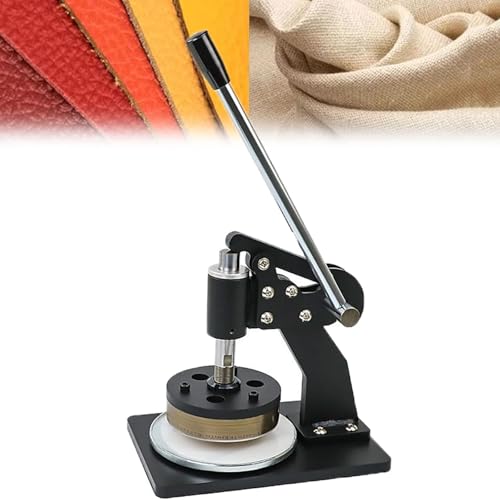 Runder Probenschneider - Handdruckscheiben-Probenahmewerkzeug für Textil, ideal für Druck- und Färberindustrie, Präzisionsschneiden für Stoffproben von Generisch