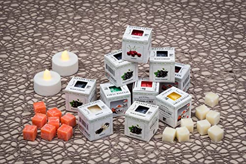 SCENTED CUBES Duftwachs Duftwürfel Raumduft AromaSchmelzwachs viele verschiedene Sorten (Zeder - Cedar Wood) von Generisch