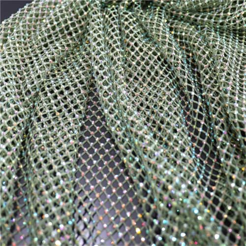 SS10 Roter Strass-Netzstoff, elastisches Glas-Kristall-Band, gestrickte Strass-Applikation für selbstgemachte Kleidung, Kleider und Taschenverzierungen von Generisch