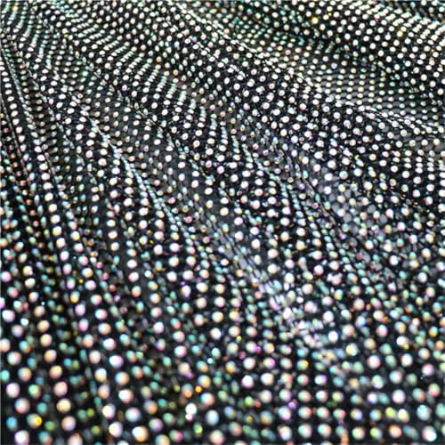 SS10 Roter Strass-Netzstoff, elastisches Glas-Kristall-Band, gestrickte Strass-Applikation für selbstgemachte Kleidung, Kleider und Taschenverzierungen von Generisch