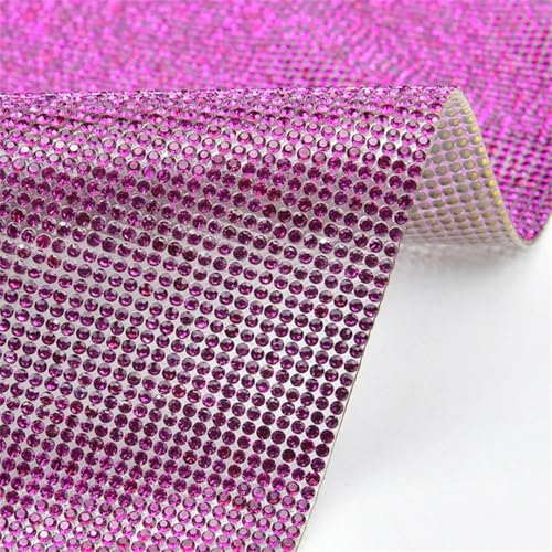 SS6 2 mm Hot-Fix-Glas-Strass-Applikation, selbstklebend, Kristall-Netzband zum Aufbügeln, DIY-Kleidung und Auto-Aufkleber, Dekoration von Generisch