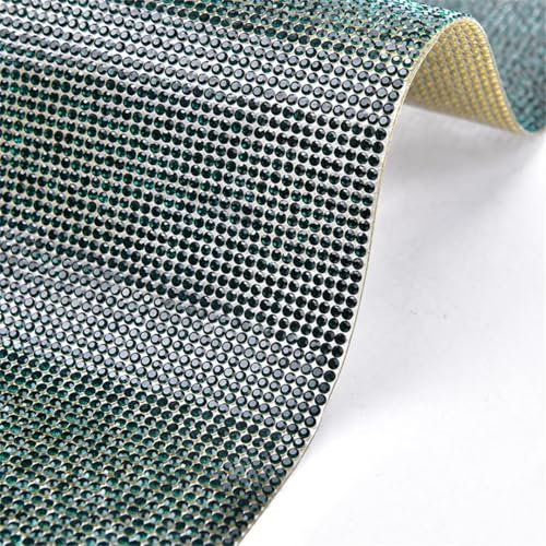 SS6 Heißfix-Glas-Strass-Applikation, selbstklebend, Kristall-Netzband zum Aufbügeln, für Kleidung, Autoaufkleber, Dekoration, 2 mm SS6 Heißfix-Glas-Strass-Applikation, selbstklebend, Kristall-Netzband zum Aufbügeln, für Kleidung, Autoaufkleber, Dekoration, 2 mm von Generisch