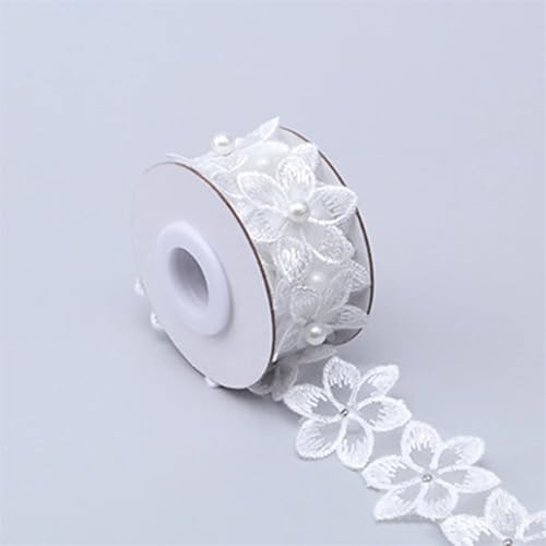 SW67503-06 besticktes Netz-Spitzenband mit Perlen, Blumenverzierung für Bastelarbeiten, Kleider, Bastelarbeiten, 91 cm SW67503-06 besticktes Netz-Spitzenband mit Perlen, Blumenverzierung für Bastelarbeiten, Kleider, Bastelarbeiten, 91 cm von Generisch