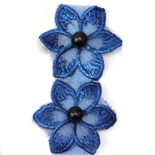 SW67503-09 besticktes Netz-Spitzenband mit Perlen, Blumenverzierung für Bastelarbeiten, Kleider, Bastelarbeiten, 91 cm SW67503-09 besticktes Netz-Spitzenband mit Perlen, Blumenverzierung für Bastelarbeiten, Kleider, Bastelarbeiten, 91 cm von Generisch