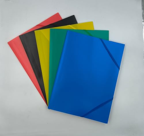 Sammelmappen A4 aus Kunststoff, 5 Stück Sammelmappen A4 aus Kunststoff, 5 Stück von Generisch