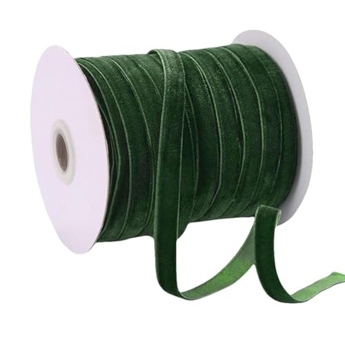 Samtband zum Verpacken, Samtband für Weihnachtsbaum, Samt Weihnachtsband, 1,1 cm Samt Weihnachtsband | 20 Yards Samtband auf Spule zum Verpacken von Baumschmuck Kranz Dekoration Samtband zum Verpacken, Samtband für Weihnachtsbaum, Samt Weihnachtsband, 1,1 cm Samt Weihnachtsband | 20 Yards Samtband auf Spule zum Verpacken von Baumschmuck Kranz Dekoration von Generisch