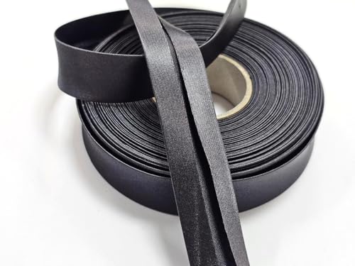 Satin- Schrägband vorgefalzt 40/20mm anthrazit-grau 10m Satin- Schrägband vorgefalzt 40/20mm anthrazit-grau 10m von Generisch