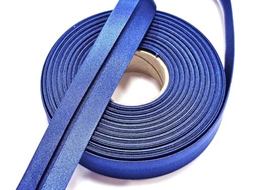Satin- Schrägband vorgefalzt 40/20mm blau 10m Satin- Schrägband vorgefalzt 40/20mm blau 10m von Generisch