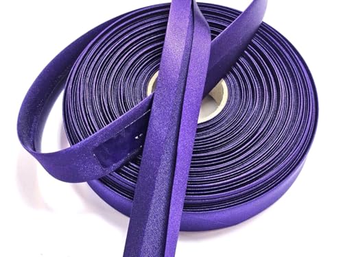 Satin- Schrägband vorgefalzt 40/20mm lila 10m Satin- Schrägband vorgefalzt 40/20mm lila 10m von Generisch