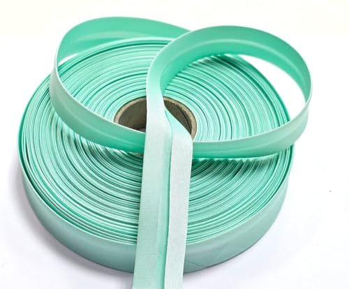 Satin- Schrägband vorgefalzt 40/20mm mint 10m Satin- Schrägband vorgefalzt 40/20mm mint 10m von Generisch