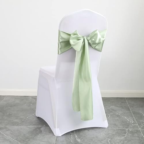 Satin-Stuhlschärpen für Hochzeiten und Partys, 10/50 Stück, 17 x 275 cm, ideal für Bankett-Dekorationen Satin-Stuhlschärpen für Hochzeiten und Partys, 10/50 Stück, 17 x 275 cm, ideal für Bankett-Dekorationen von Generisch