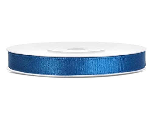Satinband Rolle 25 m blau 6 mm breit Schleifenband blau Dekoband Geschenkband Schleife Hochzeitsdeko Band, für Creative Idee. Satinband Rolle 25 m blau 6 mm breit Schleifenband blau Dekoband Geschenkband Schleife Hochzeitsdeko Band, für Creative Idee. von Generisch