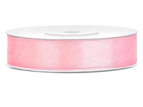 Satinband Rolle 25 m hellrosa 12 mm breit Schleifenband hellrosa Dekoband Geschenkband Schleife Hochzeitsdeko Band, für Creative Idee. Satinband Rolle 25 m hellrosa 12 mm breit Schleifenband hellrosa Dekoband Geschenkband Schleife Hochzeitsdeko Band, für Creative Idee. von Generisch