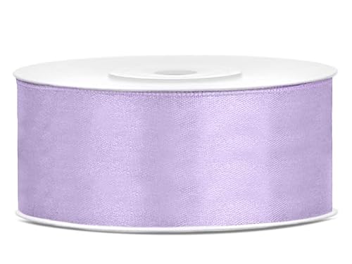 Satinband Rolle 25 m lavendel 25 mm breit Schleifenband lavendel Dekoband Geschenkband Schleife Hochzeitsdeko Band, für Creative Idee. Satinband Rolle 25 m lavendel 25 mm breit Schleifenband lavendel Dekoband Geschenkband Schleife Hochzeitsdeko Band, für Creative Idee. von Generisch