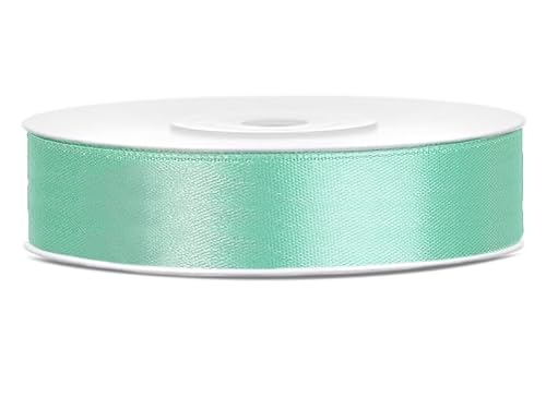 Satinband Rolle 25 m mint 12 mm breit Schleifenband mint Dekoband Geschenkband Schleife Hochzeitsdeko Band, für Creative Idee. Satinband Rolle 25 m mint 12 mm breit Schleifenband mint Dekoband Geschenkband Schleife Hochzeitsdeko Band, für Creative Idee. von Generisch