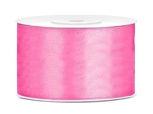 Satinband Rolle 25 m pink 38 mm breit Schleifenband, Dekoband Geschenkband Schleife Hochzeitsdeko Band, für Creative Idee. Satinband Rolle 25 m pink 38 mm breit Schleifenband, Dekoband Geschenkband Schleife Hochzeitsdeko Band, für Creative Idee. von Generisch