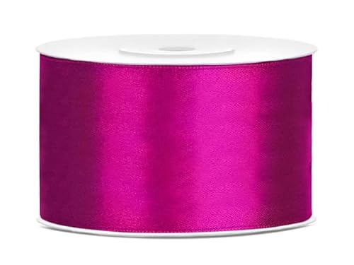 Satinband Rolle 25 m purpur 38 mm breit Schleifenband, Dekoband Geschenkband Schleife Hochzeitsdeko Band, für Creative Idee. Satinband Rolle 25 m purpur 38 mm breit Schleifenband, Dekoband Geschenkband Schleife Hochzeitsdeko Band, für Creative Idee. von Generisch