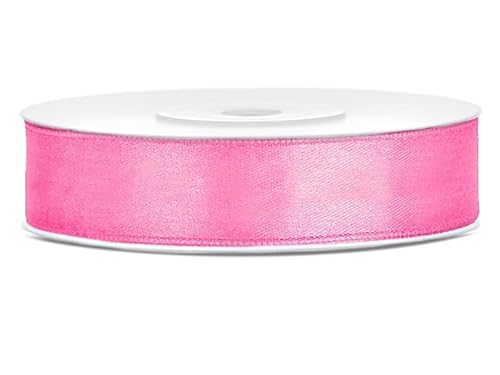 Satinband Rolle 25 m rosa 12 mm breit Schleifenband rosa Dekoband Geschenkband Schleife Hochzeitsdeko Band, für Creative Idee. Satinband Rolle 25 m rosa 12 mm breit Schleifenband rosa Dekoband Geschenkband Schleife Hochzeitsdeko Band, für Creative Idee. von Generisch