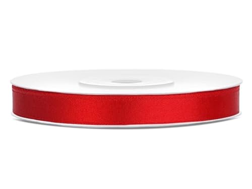 Satinband Rolle 25 m rot 6 mm breit Schleifenband rot Dekoband Geschenkband Schleife Hochzeitsdeko Band, für Creative Idee. Satinband Rolle 25 m rot 6 mm breit Schleifenband rot Dekoband Geschenkband Schleife Hochzeitsdeko Band, für Creative Idee. von Generisch