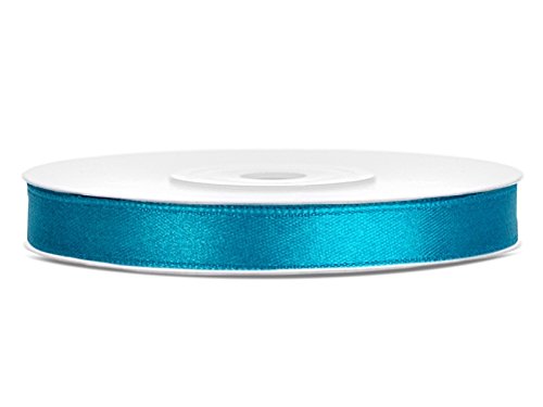 Satinband Rolle 25 m turkis 6 mm breit Schleifenband turkis Dekoband Geschenkband Schleife Hochzeitsdeko Band, für Creative Idee. Satinband Rolle 25 m turkis 6 mm breit Schleifenband turkis Dekoband Geschenkband Schleife Hochzeitsdeko Band, für Creative Idee. von Generisch