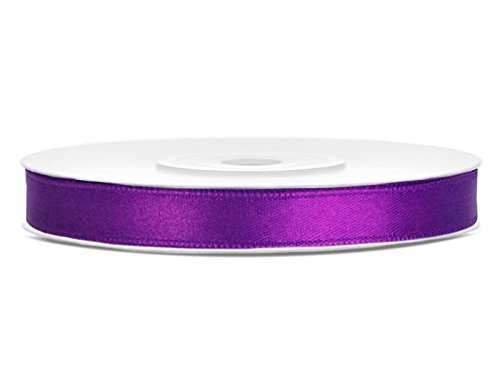 Satinband Rolle 25 m violett 6 mm breit Schleifenband violett Dekoband Geschenkband Schleife Hochzeitsdeko Band, für Creative Idee. Satinband Rolle 25 m violett 6 mm breit Schleifenband violett Dekoband Geschenkband Schleife Hochzeitsdeko Band, für Creative Idee. von Generisch