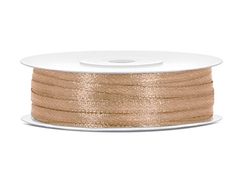 Satinband Rolle 50 m gold 3 mm breit Schleifenband gold Dekoband Geschenkband Schleife Hochzeitsdeko Band, für Creative Idee. Satinband Rolle 50 m gold 3 mm breit Schleifenband gold Dekoband Geschenkband Schleife Hochzeitsdeko Band, für Creative Idee. von Generisch