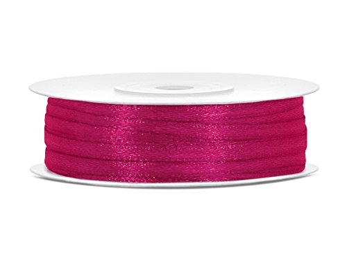 Satinband Rolle 50 m pink 3 mm breit Schleifenband Pink Dekoband Geschenkband Schleife Hochzeitsdeko Band, für Creative Idee. Satinband Rolle 50 m pink 3 mm breit Schleifenband Pink Dekoband Geschenkband Schleife Hochzeitsdeko Band, für Creative Idee. von Generisch