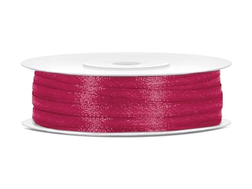 Satinband Rolle 50 m purpur 3 mm breit Schleifenband purpur Dekoband Geschenkband purpur Schleife Hochzeitsdeko Band, für Creative Idee. Satinband Rolle 50 m purpur 3 mm breit Schleifenband purpur Dekoband Geschenkband purpur Schleife Hochzeitsdeko Band, für Creative Idee. von Generisch