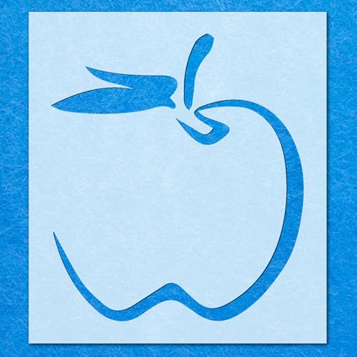 Schablone, Äpfel, Obst, Lebensmittel, Mylar, Malerei, Wandkunst, Basteln, Airbrush von Generisch