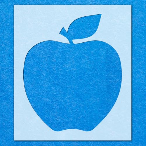 Schablone, Äpfel, Obst, Lebensmittel, Mylar, Malerei, Wandkunst, Basteln, eine Airbrush von Generisch
