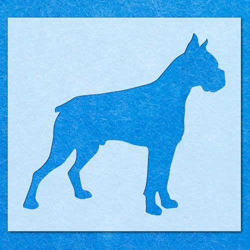 Schablone Boxer Hund stehend Mylar Wandkunst Home Decor Kunst Handwerk Airbrush von Generisch