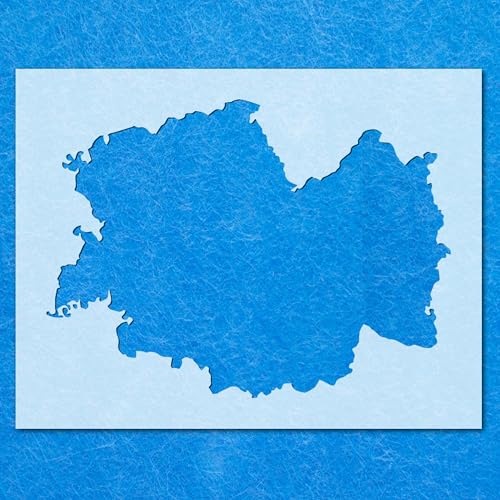 Schablone Deutschland Landkarte Mylar Malerei Wandkunst Handwerk Airbrush von Generisch