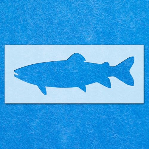 Schablone Forelle Fisch Mylar Malerei Wandkunst Handwerk Airbrush von Generisch