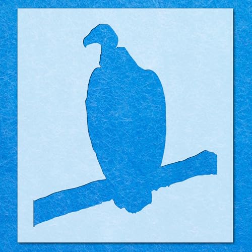 Schablone Geier, Tierform, Malerei, Wand, 2 Mylar-Kunsthandwerk, Airbrush von Generisch