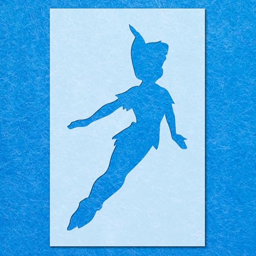 Schablone Peter Pan Flying Charactor Mylar Malerei Wandkunst Handwerk Airbrush Schablone Peter Pan Flying Charactor Mylar Malerei Wandkunst Handwerk Airbrush von Generisch