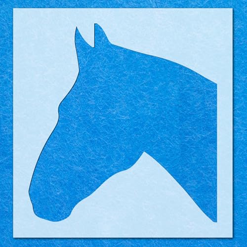 Schablone Pferdekopf Reittier Mylar Malerei Wandkunst Handwerk Airbrush Schablone Pferdekopf Reittier Mylar Malerei Wandkunst Handwerk Airbrush von Generisch