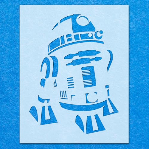 Schablone R2D2 Mylar-Gemälde, Wandkunst, Basteln, Airbrush von Generisch
