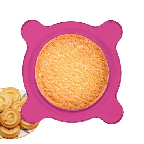 Schablonenhalter für Keksdekoration | 7x6 Zoll Cookie Schablonenrahmenhalter, runde Keksschablonenhalter, Vorlagenrahmen, Cookie -Malerei Schablonen für Kuchen Kaffee Dessert von Generisch