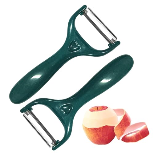 Schäler für die Küche | 2 Stück Edelstahl-Obstschäler | Tragbarer Kartoffelschäler Hand, robuster Küchenschäler, langlebiger schäler für Obst, Herd, Kartoffeln von Generisch