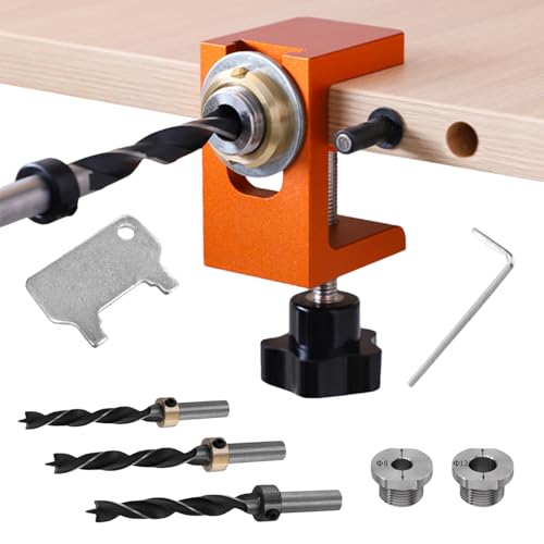 Scharnierpositionierungs -Jig - Vielseitiger Schranktür Locator -Werkzeug mit Klemme, einfache Ausrichtung Bohrhandbuch | Hausmöbel Setup für Wohnheimstätte Installation Holzbearbeitungsschrank Renovi von Generisch