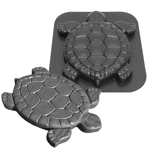 Schildkrötenform -Sprungbrettform - Fahrbahnbetonschildkrötensteine | Sprungbrettschimmel für Gartenstraßen Balkone | Wiederverwendbares Betonbodenfliesen -Pflasterwerkzeug Schildkrötenform -Sprungbrettform - Fahrbahnbetonschildkrötensteine | Sprungbrettschimmel für Gartenstraßen Balkone | Wiederverwendbares Betonbodenfliesen -Pflasterwerkzeug von Generisch