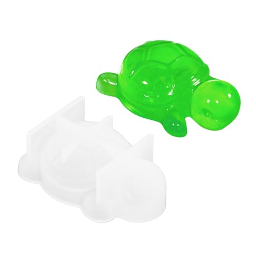 Schildkrötenharz -Handwerksform - Mini Silikonschildkrötenform für Epoxid, Ton, Kerzenwachs | 3D -Tierformform für -Kunstprojekte, Gipsfiguren, Zubehör für Wohnkultur, Tropfenkleberguss von Generisch