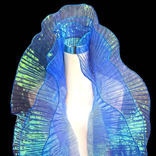Schillernder Organza-Meerjungfrauen-Rock mit Farbverlauf, Rüschen-Design und Blatt-Spitzeneinfassung für DIY-Projekte Schillernder Organza-Meerjungfrauen-Rock mit Farbverlauf, Rüschen-Design und Blatt-Spitzeneinfassung für DIY-Projekte von Generisch