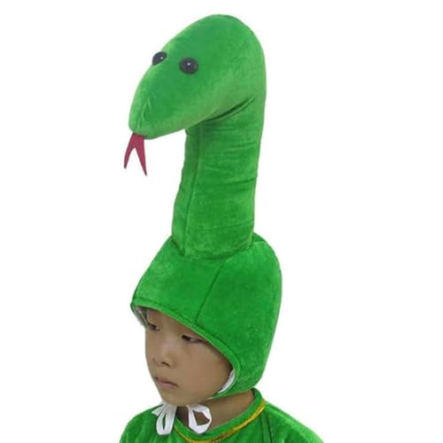 Schlangen-Partyhut,Jahr der Schlangenhut - Niedliche Plüsch-Schlangen-Cosplay-Mütze, Tier-Kopfbedeckung - Chinesischer Neujahrs-Schlangenhut, Feiertags-Verkleidungszubehör für Erwachsene und Kinder Schlangen-Partyhut,Jahr der Schlangenhut - Niedliche Plüsch-Schlangen-Cosplay-Mütze, Tier-Kopfbedeckung - Chinesischer Neujahrs-Schlangenhut, Feiertags-Verkleidungszubehör für Erwachsene und Kinder von Generisch