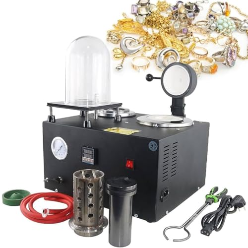 Schmuckgusswerkzeug, Vakuumgießmaschine, Goldschmelzofen, 2 l, Hochtemperaturveredelung, 3 CFM Wachsausschmelzkombination Schmuckgusswerkzeug, Vakuumgießmaschine, Goldschmelzofen, 2 l, Hochtemperaturveredelung, 3 CFM Wachsausschmelzkombination von Generisch