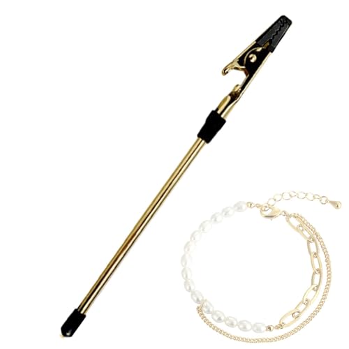 Schmuckverschluss- , Metall-Schmuck-Verschluss- , Krokodilzahn-Design, Schmuck-Hilfsmittel für Notiz-Clip, multifunktional von Generisch