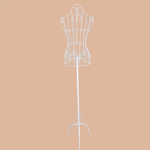 Schneiderpuppe für Damen, Halbkörper-Schneiderpuppe mit Metallsockel zum Nähen von Kleidung Schneiderpuppe für Damen, Halbkörper-Schneiderpuppe mit Metallsockel zum Nähen von Kleidung von Generisch